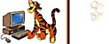 Click HERE to get the Tigger Computer Stationery Zip File.